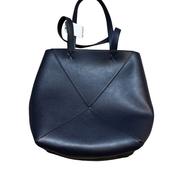 ✨ Walter Baker x CURATEUR Kate Tote Bag Navy Blue NWT ✨ - Picture 3 of 6